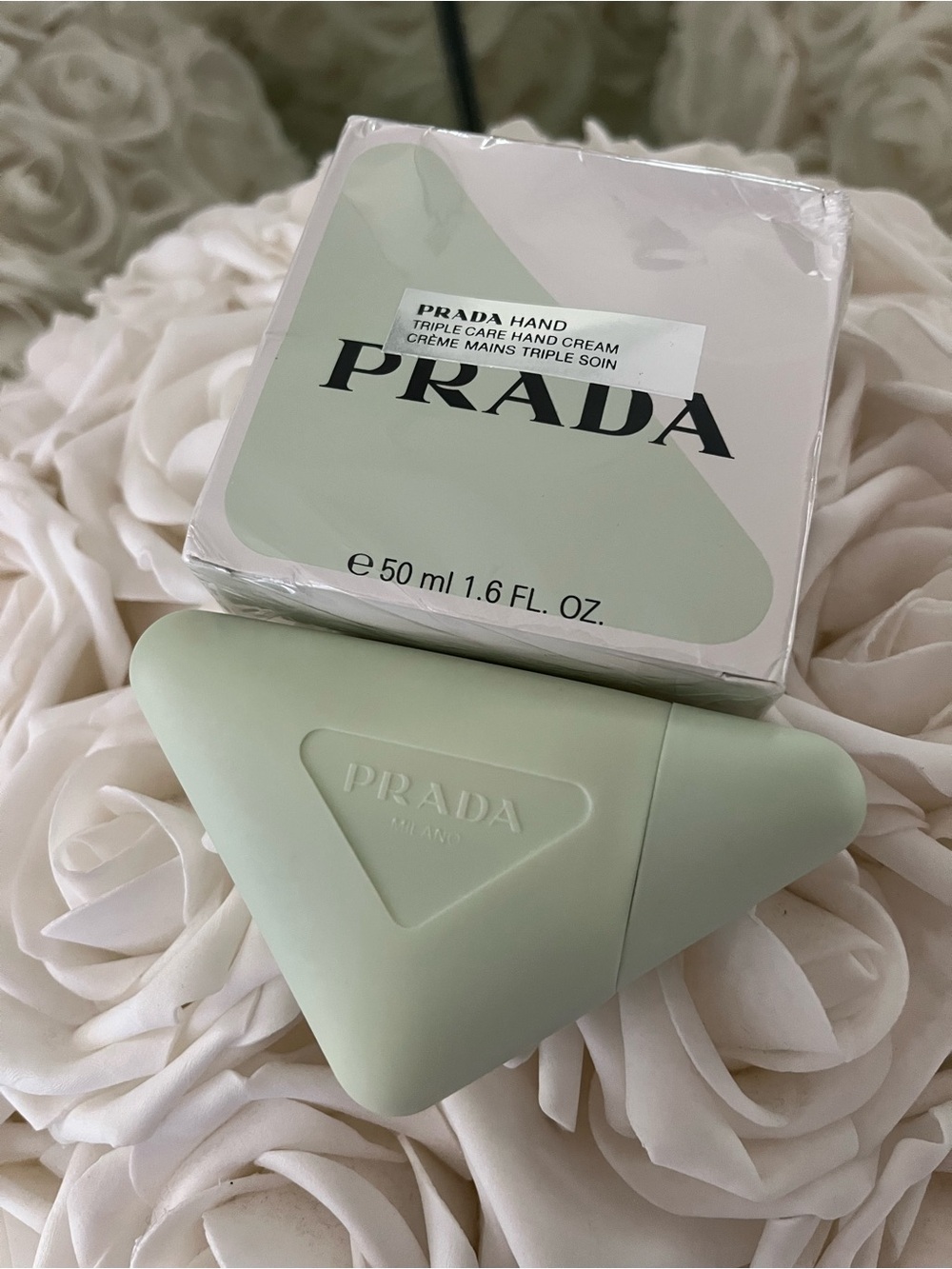 Prada beauty triple care hand cream moisturizer